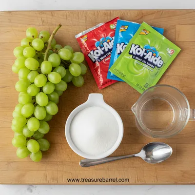 Kool-Aid Grapes Recipe - cooking process
