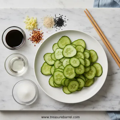 Korean Cucumber Salad – Quick Tik Tok Recipe - cooking process