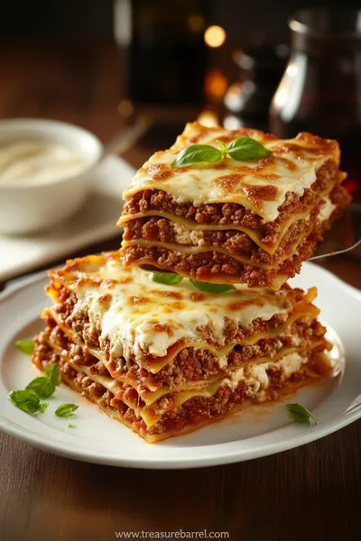 Classic Homemade Lasagna Recipe - ready to serve