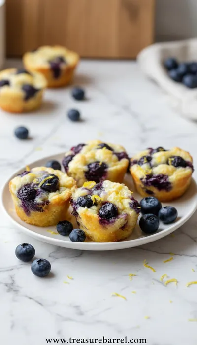 Lemon Blueberry Cottage Cheese Protein Bites