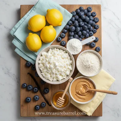 Lemon Blueberry Cottage Cheese Protein Bites - cooking process