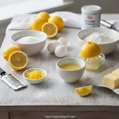 Lemon Crinkle Cookies - cooking process