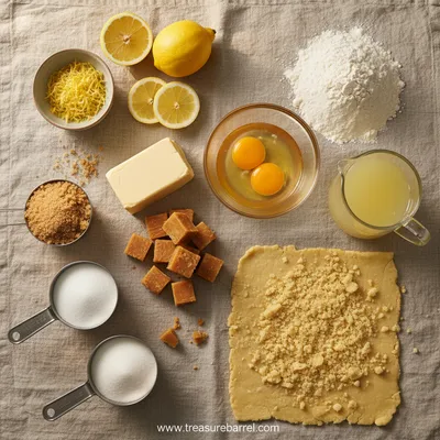 Lemon Crumb Bars – Easy Sweet Treat - cooking process