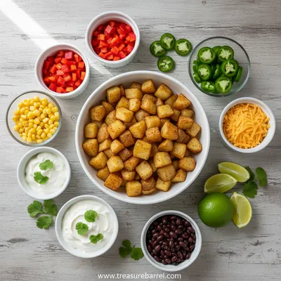 Loaded Potato Taco Bowl – Hearty Meal Prep - cooking process