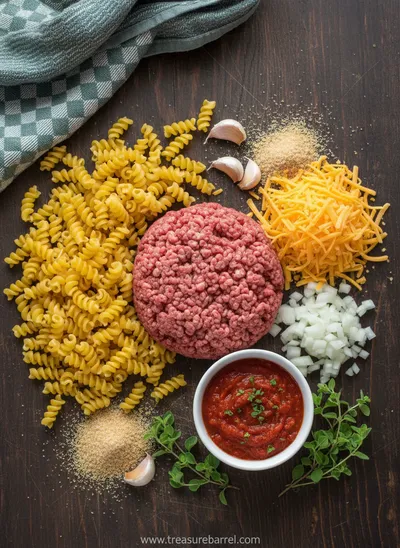 Macaroni And Beef Casserole Recipe - cooking process