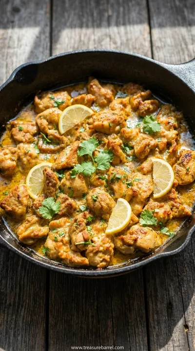 Malai Tawa Boti: Creamy Chicken Skillet Recipe