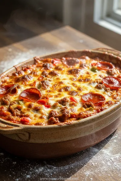 Meat Lovers Pizza Casserole Recipe