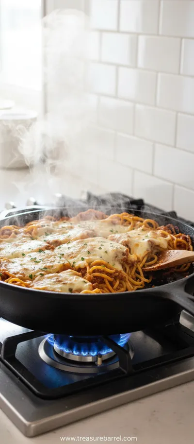 Million Dollar Spaghetti Casserole Recipe - cooking process