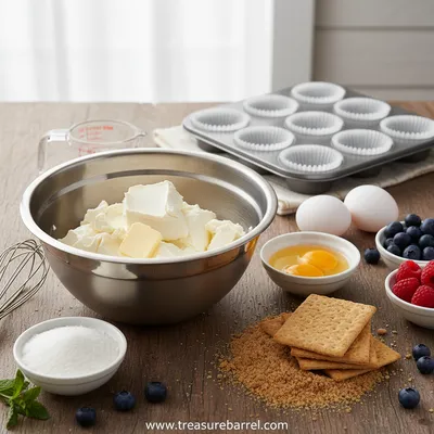 Mini Cheesecakes – Quick & Creamy Sweet Treat - cooking process