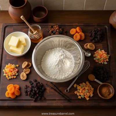 Moist Fruit Cake - cooking process