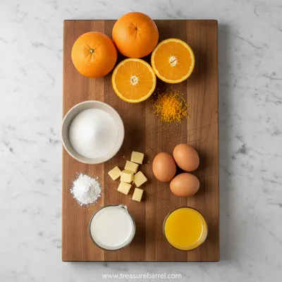 Moist Orange Cake - cooking process