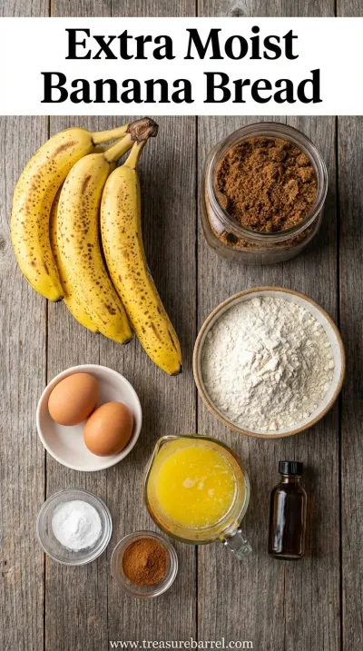 the best moist banana bread recipe - ready to serve