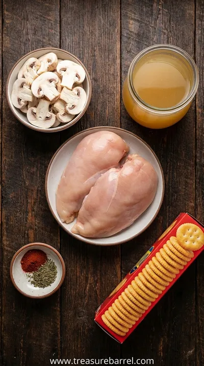 Neiman Marcus Chicken Casserole Recipe - ingredients preparation