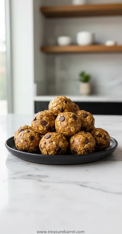 No-Bake Chocolate Peanut Butter Protein Balls