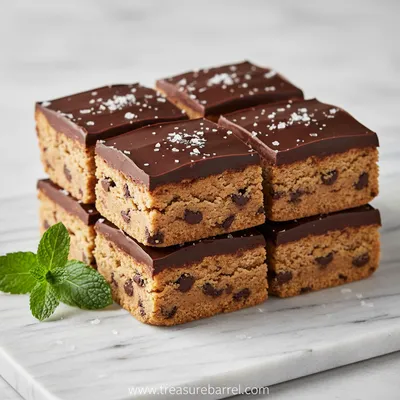 Healthy No Bake Cookie Dough Bars (Gluten-Free, Vegan)