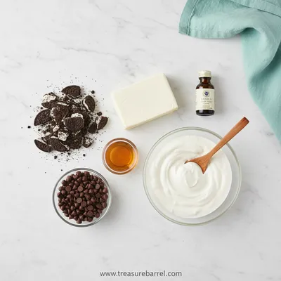 No-Bake Oreo Cheesecake Bites – Healthy Bite‑Size Dessert - ingredients preparation