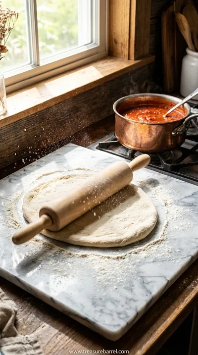 No Yeast Pizza Dough: Super Quick & Easy Recipe - cooking process