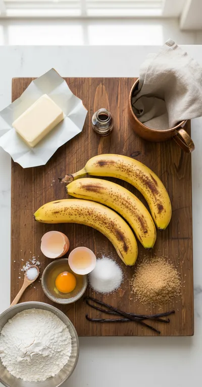 Old Fashioned Banana Bread - cooking process