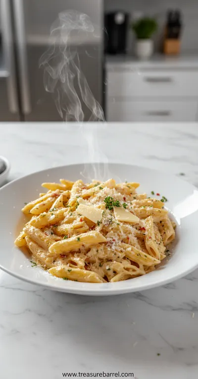 One Pot Creamy Garlic Pasta
