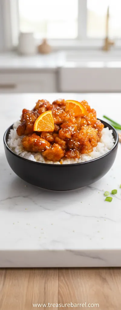 Orange Chicken – Crispy Tangy Sauce