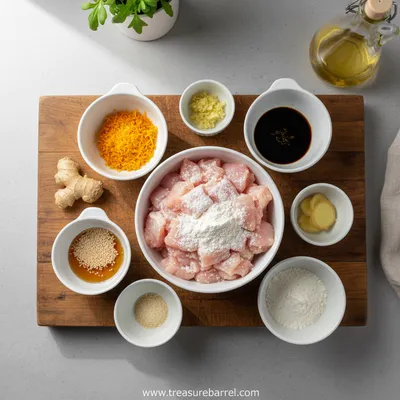 Orange Chicken – Crispy Tangy Sauce - cooking process