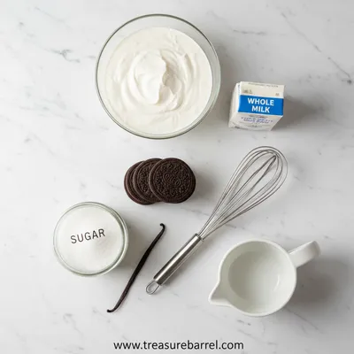 Oreo Cookie Ice Cream – Quick Creami Recipe - cooking process