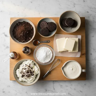Oreo No-Bake Cheesecake Cups - cooking process