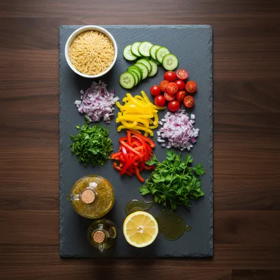Orzo Pasta Salad Recipe – Fresh, Easy, and Delicious - cooking process
