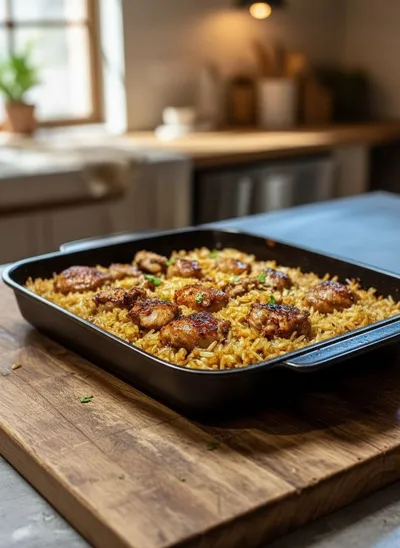 Oven Baked Chicken and Rice – Simple Comfort Meal