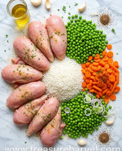 Oven Baked Chicken and Rice – Simple Comfort Meal - cooking process