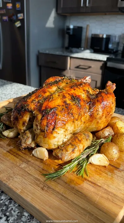 Oven Roasted Garlic Butter Chicken Recipe