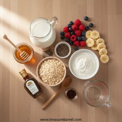 Overnight No-Cook Refrigerator Oatmeal - cooking process