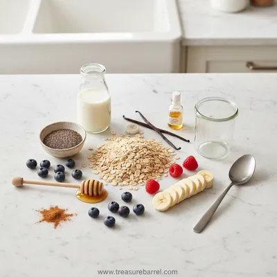 Overnight Oats – Healthy Low‑Calorie Breakfast - cooking process