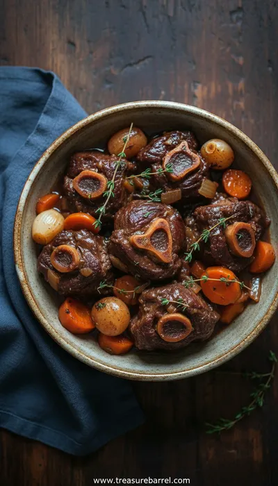 Oxtail Bourguignonne with Beef Oxtail