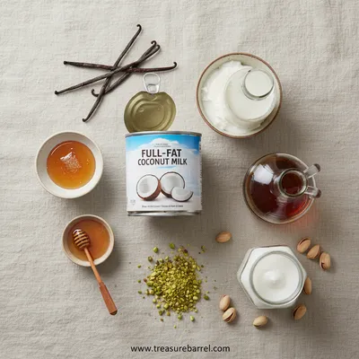 Paleo Vanilla Ice Cream Recipe - cooking process