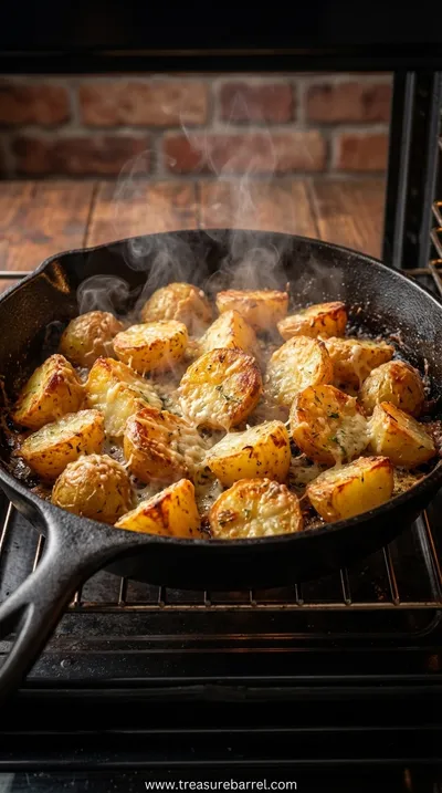 Parmesan Roast Potatoes: Ready in 40 Minutes - cooking process