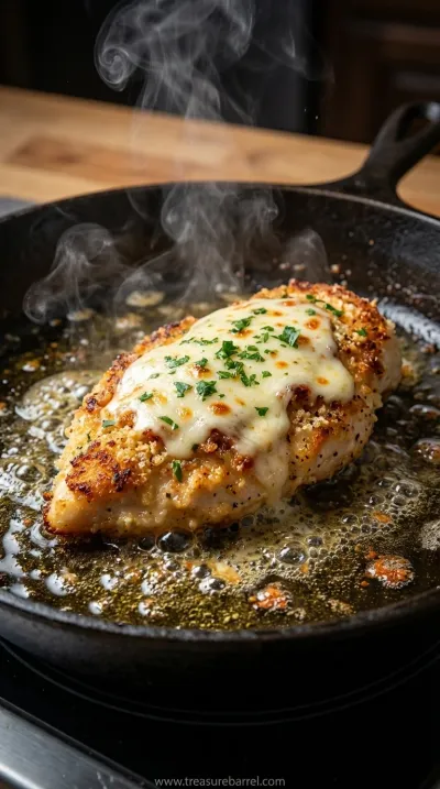Longhorn Steakhouse Parmesan Chicken Recipe - cooking process