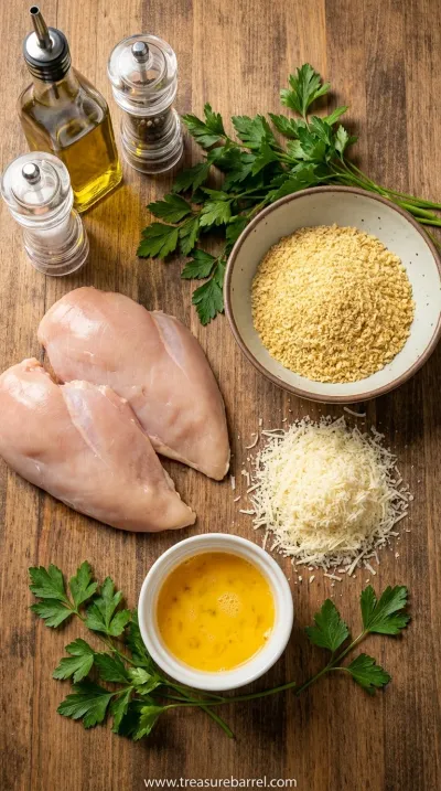 Longhorn Steakhouse Parmesan Chicken Recipe - ingredients preparation