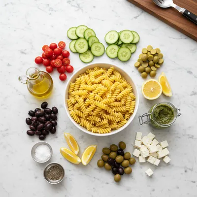 Delicious Pasta Salad with a Secret Ingredient - cooking process