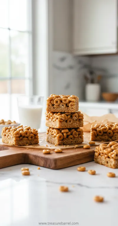 Easy Peanut Butter Cheerio Bars – 3‑Ingredient Treat
