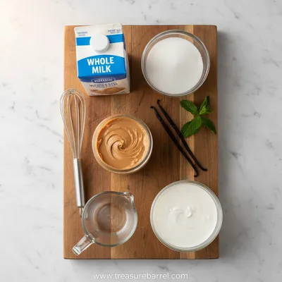 Peanut Butter Ice Cream - cooking process