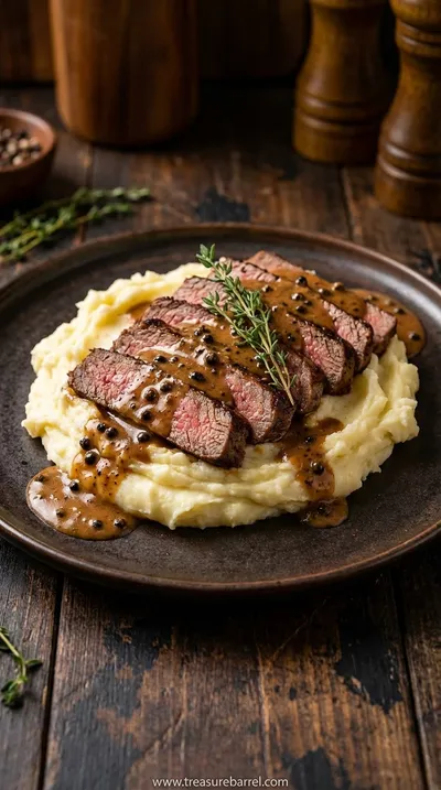 Pepper Steak Recipe: Quick and Flavorful Family Meal - ready to serve
