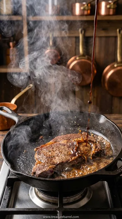 Pepper Steak Recipe: Quick and Flavorful Family Meal - cooking process