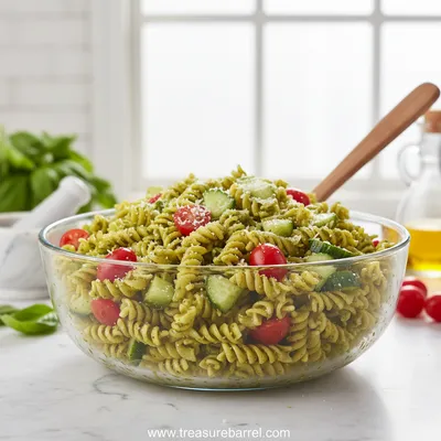 Pesto Pasta Salad – Fresh Quick Comfort Recipe