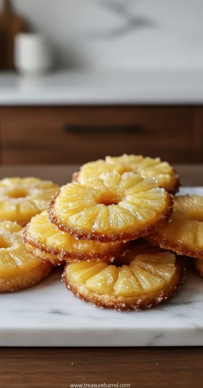 Pineapple Upside Down Sugar Cookies – Easy Recipe