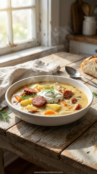 Polish Potato Soup Recipe - Cozy Family Favorite