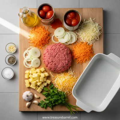 Poor Man's Husband Casserole - cooking process