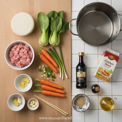 Potsticker Soup – Cozy Warm Meal Recipe - cooking process