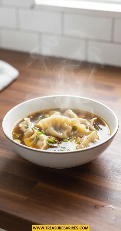 Potsticker Soup – Cozy Warm Meal Recipe