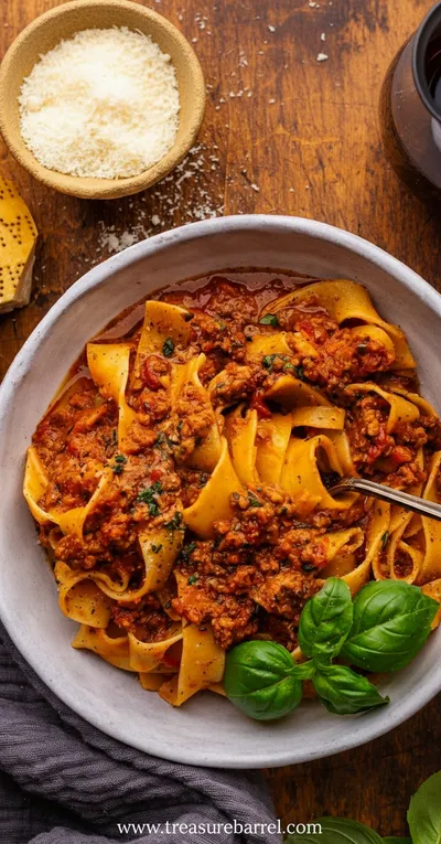 Ragù alla Bolognese with Pappardelle: Classic Italian Recipe